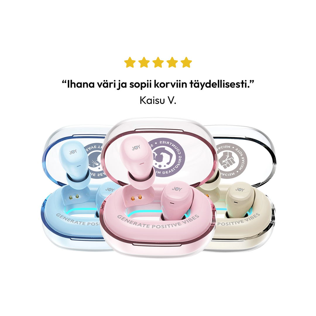 3 kpl Koru auriculares paketti KAJ