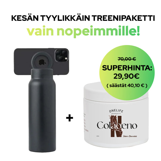 Nieves Onelife kollageeni + JOYn monitoimijuomapullo
