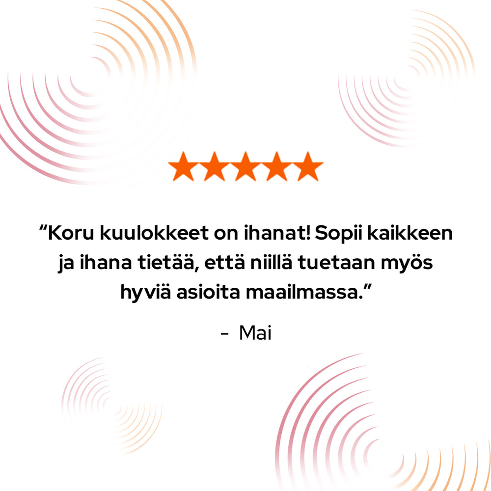 Auriculares Koru Beige