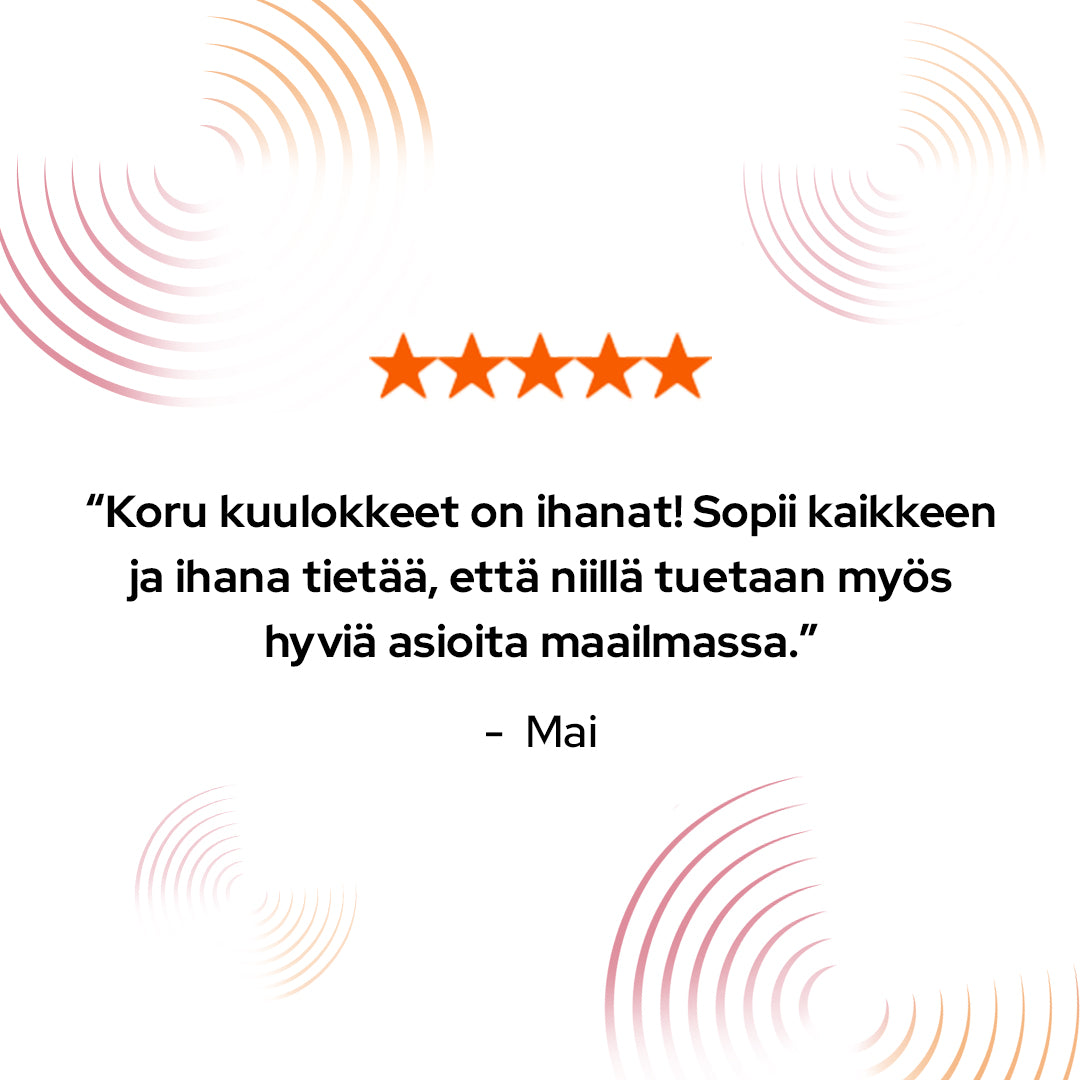 Auriculares Koru Beige