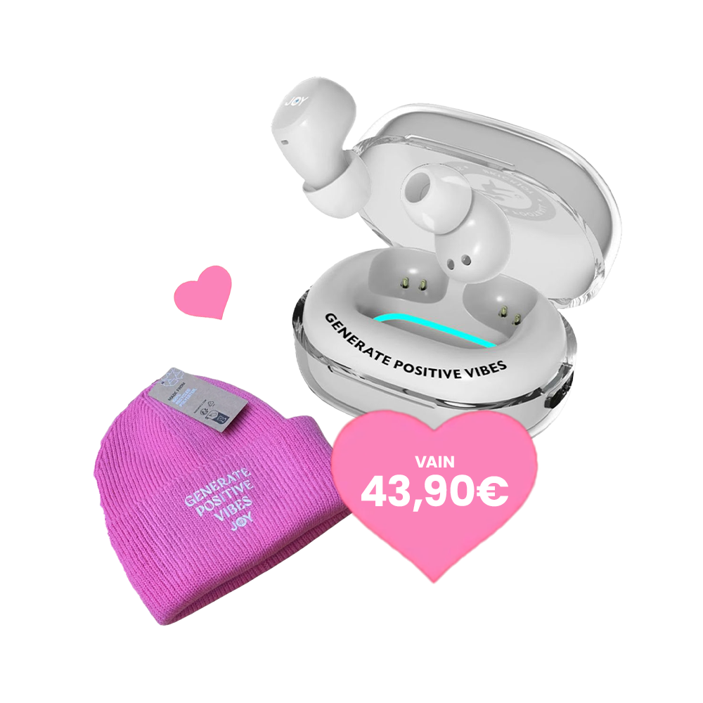 Koru Kuulokkeet Valkoinen ja upea JOY gorro